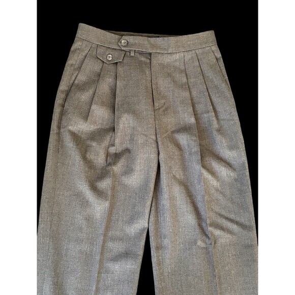 RALPH LAUREN Black Label Wool Trousers Straight Leg 4 - Picture 6 of 10